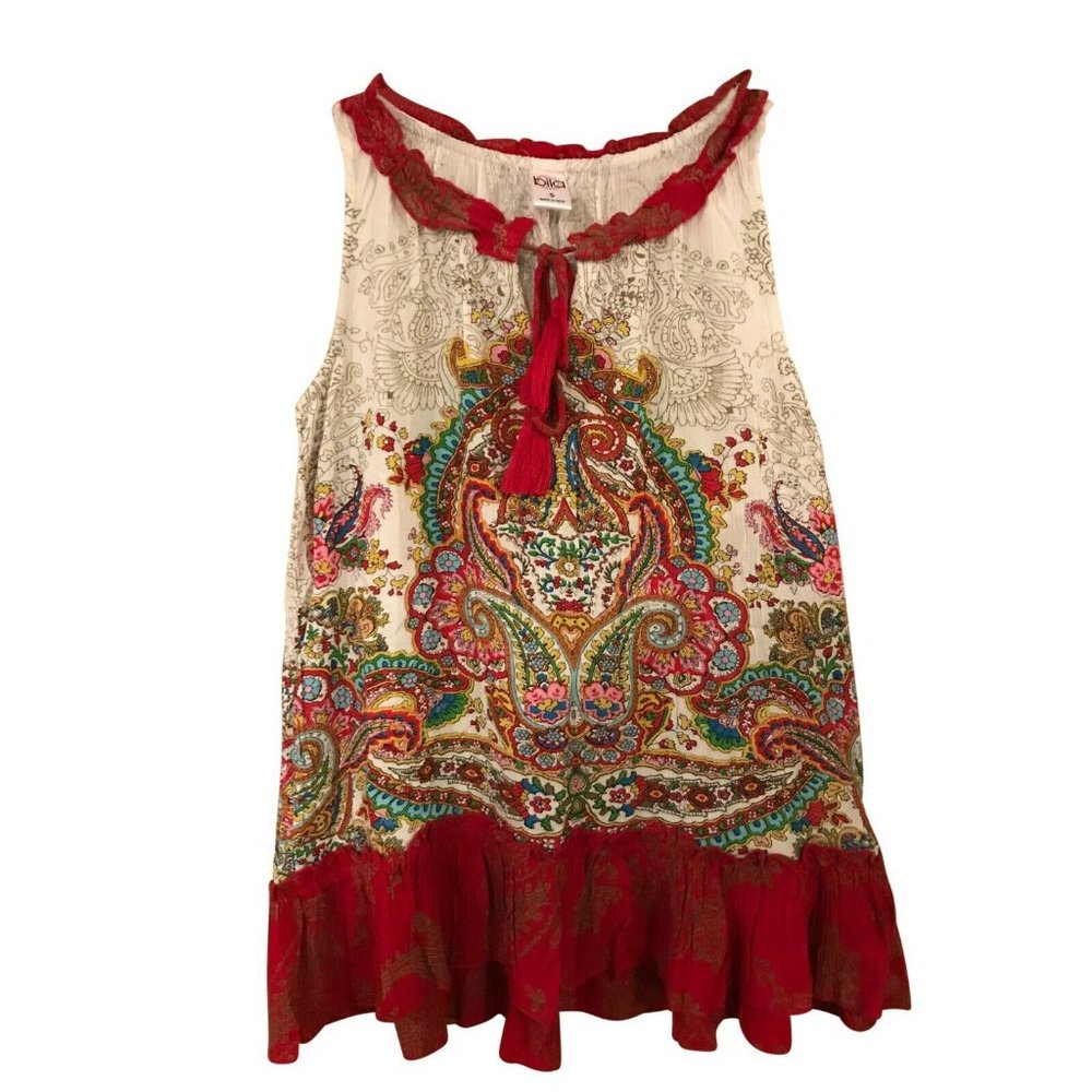 NWT Nordstrom Bila Boho Paisley Print Tank Top